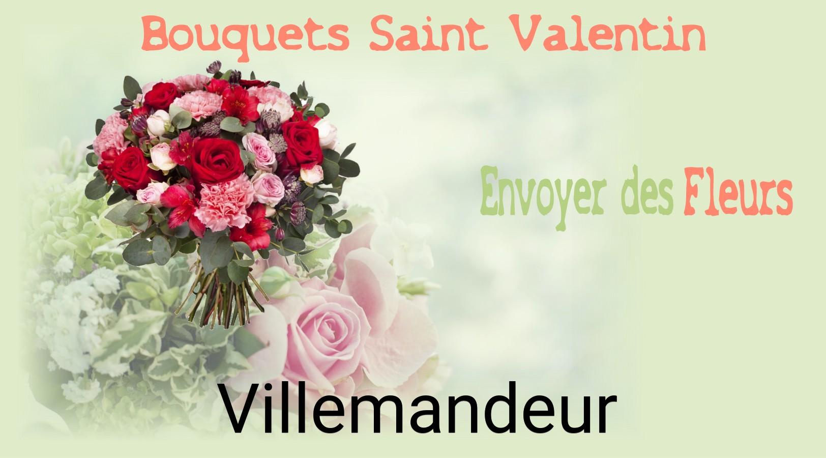 Roses de Saint-Valentin livrées à Villemandeur